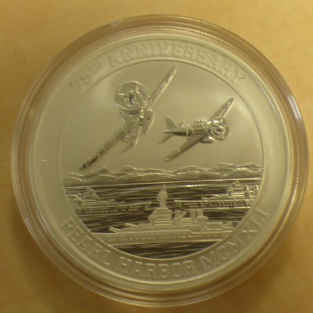 Tuvalu 1$ 2016 Pearl Harbor silver 99.99% 1 oz
