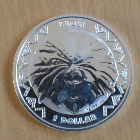 Sierra Leone 1$ Lion 2022 silver 99.9% 1 oz