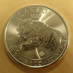 Canada 5$ Predateur Grizzly...