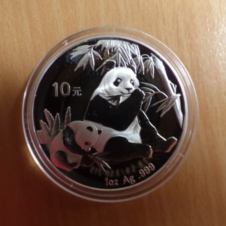 China 10 yuan Panda 2007 silver 99.9% 1 oz