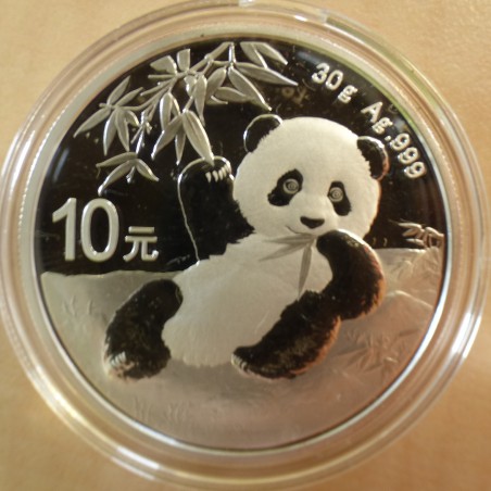 Chine 10 yuan Panda 2020 argent 99.9% 30g