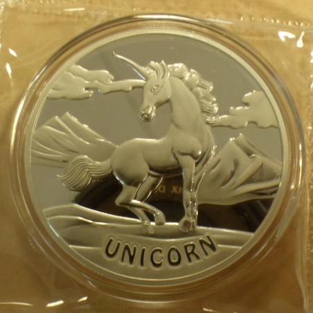Fiji 50 cents Unicorn 2023 silver 99.9% 1 oz in original seal