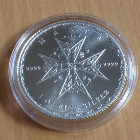 Malte 5 euro 2023 Croix de Malte argent 99.9% 1 oz