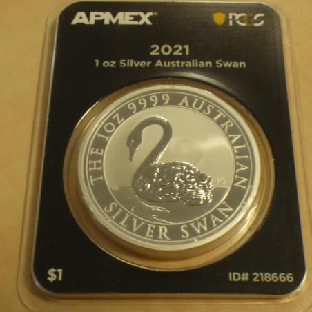 Australia 1$ Swan 2021 silver 99.9% 1 oz in APMEX MintDirect
