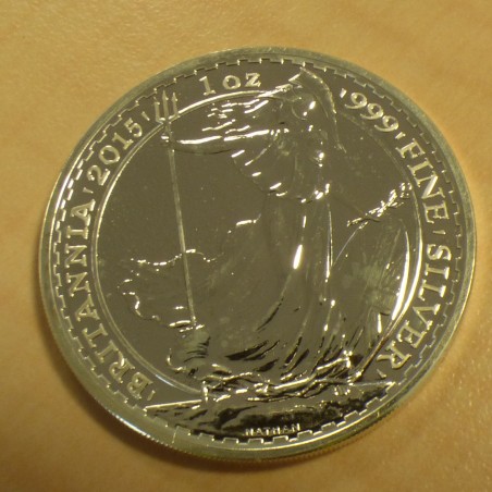 UK 2£ Britannia 2015 en argent 99.9% 1 oz