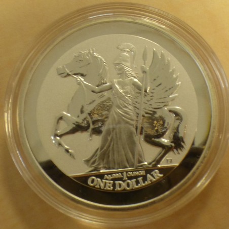 British Virgin Islands 1$ 2017 Pegasus silver 99.9% 1 oz in capsule