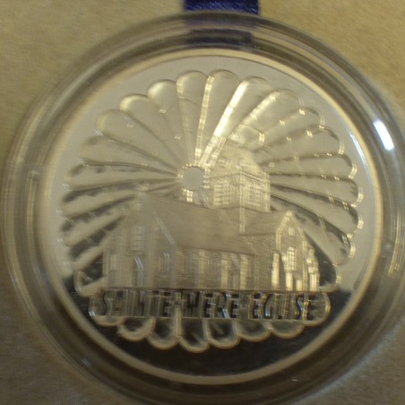France 100 francs 1994 Sainte Mère L'Eglise PROOF silver 90% (22.2 g)+Box