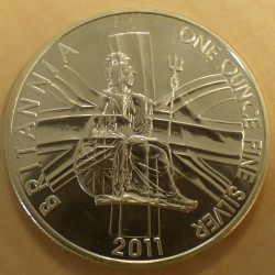 UK 2£ Britannia 2011 silver...