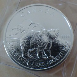 Canada 5$ Wildlife Grizzly...