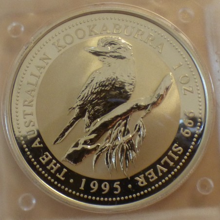 Australie 1$ Kookaburra 1995 argent 99.9% 1 oz