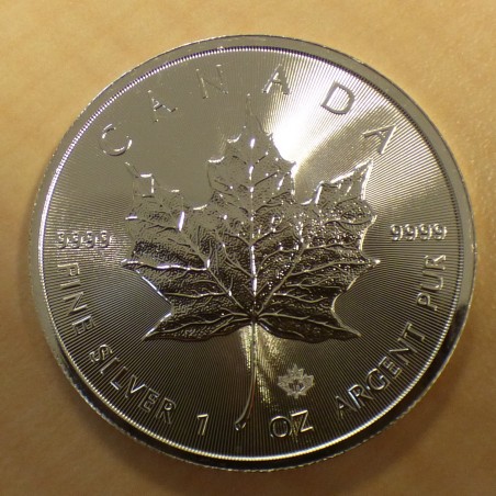 Canada 5$ Maple Leaf 2018 argent 99.99% 1 oz