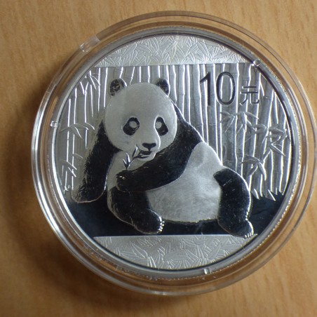 Chine 10 yuans Panda 2015 argent 99.9% 1 oz