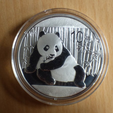 Chine 10 yuan Panda 2015 argent 99.9% 1 oz