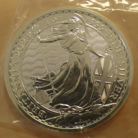 UK 2£ Britannia 2023 silver 99.9% 1 oz Charles crowned