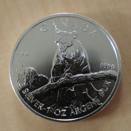 Canada 5$ Vie Sauvage Puma 2012 en argent 99.99% 1 oz
