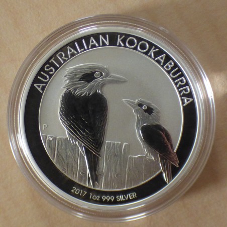 Australia 1$ Kookaburra 2017 silver 99.9% 1 oz