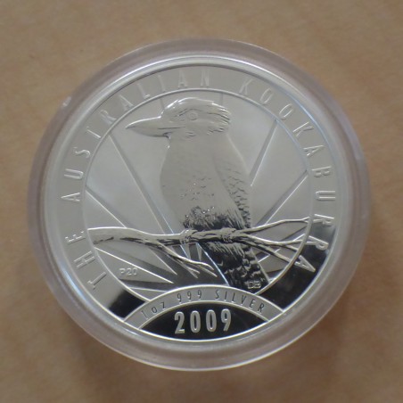 Australie 1$ Kookaburra 2009 argent 99.9% 1 oz