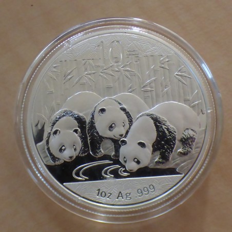 Chine 10 yuan Panda 2013 argent 99.9% 1 oz