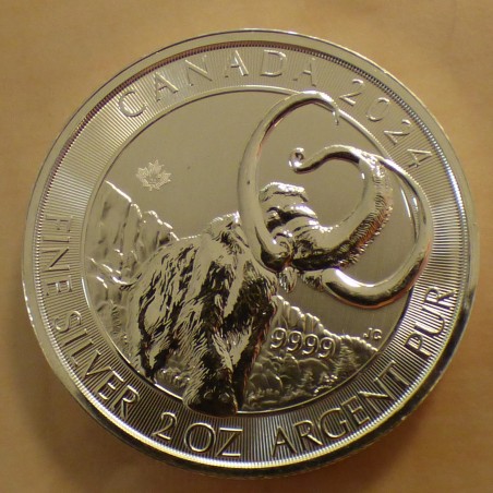 Canada 10$ Mammouth 2024 silver 99.99% 2 oz