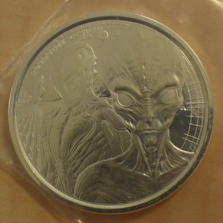 Ghana 20 Cedis 2023 Alien argent 99.9% 1 oz