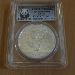 Chine 10 yuan Panda 2014...