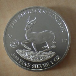 Gabon 1000 CFA Springbok...