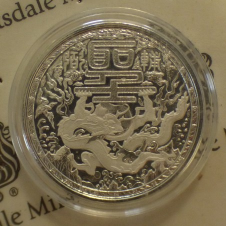 Cameroun 500 CFA 2018 Dragon Impérial 1 oz argent 99.9%