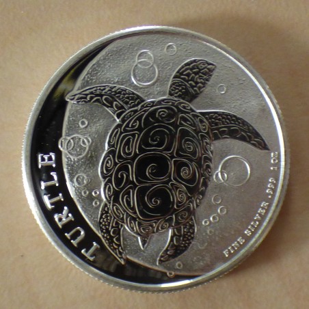 Niue 2$ Turtle 2016 silver 99.9% 1 oz