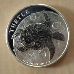 Niue 2$ Turtle 2016 silver...