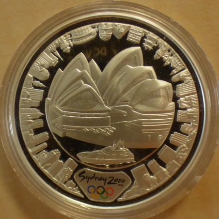 Australie 5$ 2000 JO Sydney Opera PROOF 1 oz argent 99.9%