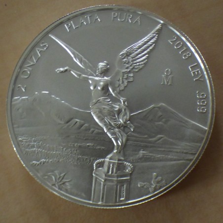 Mexique Libertad 2018 argent 99.9% 2 oz
