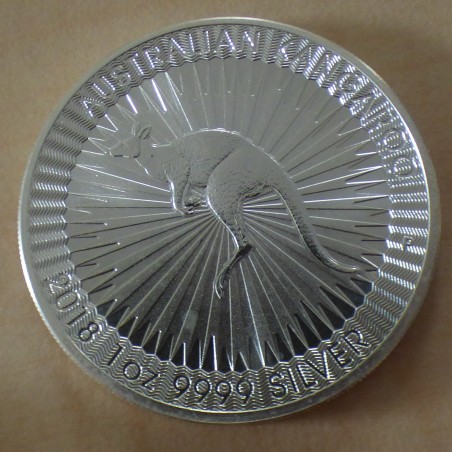 Australie 1$ Kangourou 2018 argent 99.9% 1 oz