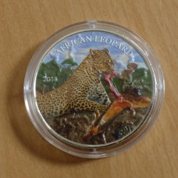 Ghana 5 Cedis 2018 LEOPARD...