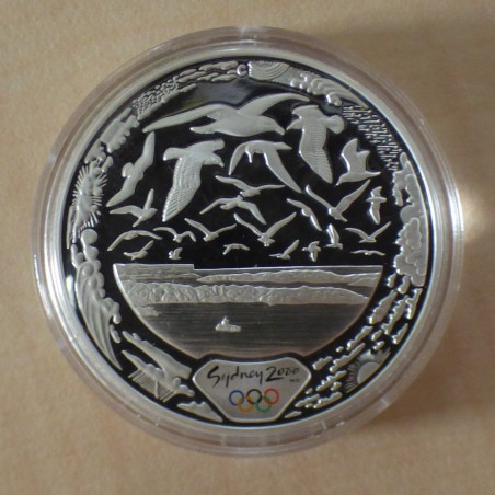 Australie 5$ Olympique 2000 Oiseaux PROOF argent 99.9% 1 oz