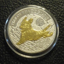 UK 2£ 2018 Année du chien...