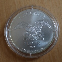 Andorra 1 Diner 2009 silver...