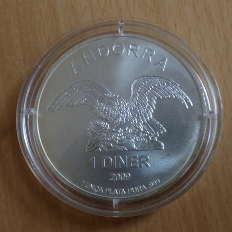 Andorra 1 Diner 2009 silver 99.9% 1 oz