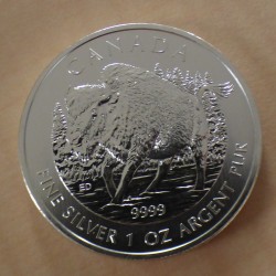 Canada 5$ Vie Sauvage Bison...