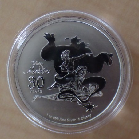 Niue 2$ 2022 Aladdin 30 ans argent 99.9% 1 oz