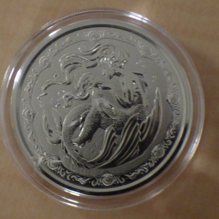 Samoa 2 Tala 2023 Mermaid Mother & Daughter silver 99.9% 1 oz
