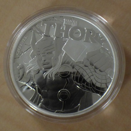 Tuvalu 1$ 2018 MARVEL Thor argent 99.99% 1 oz