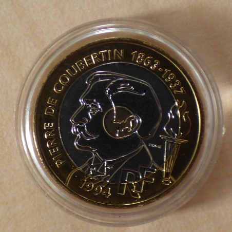 France 20 francs 1994 Pierre de Coubertin ESSAI