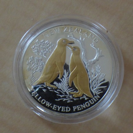 Liberia 10$ 2004 Pingouins PROOF doré argent 99.9% (20 g)
