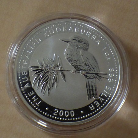 Australie 1$ Kookaburra 2000 argent 99.9% 1 oz