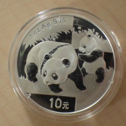 Chine 10 yuan Panda 2008...
