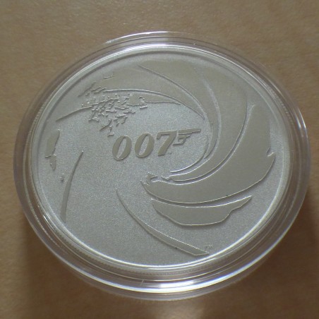 Tuvalu 1$ 2020 James Bond 007 argent 99.99% 1 oz