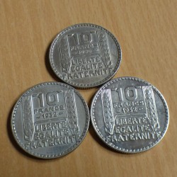 Lot de 3 pièces France 10...