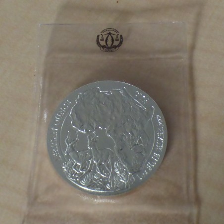 Rwanda 50 Amafaranga 2014 Impala / Antilope argent 99.9% 1 oz