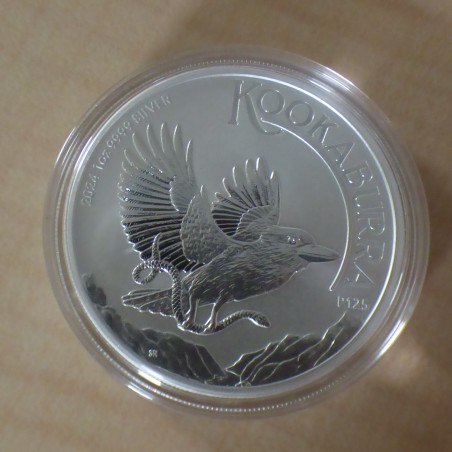 Australie 1$ Kookaburra 2024 argent 99.9% 1 oz