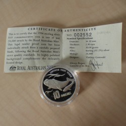 Australie 10$ Baleine 1996...